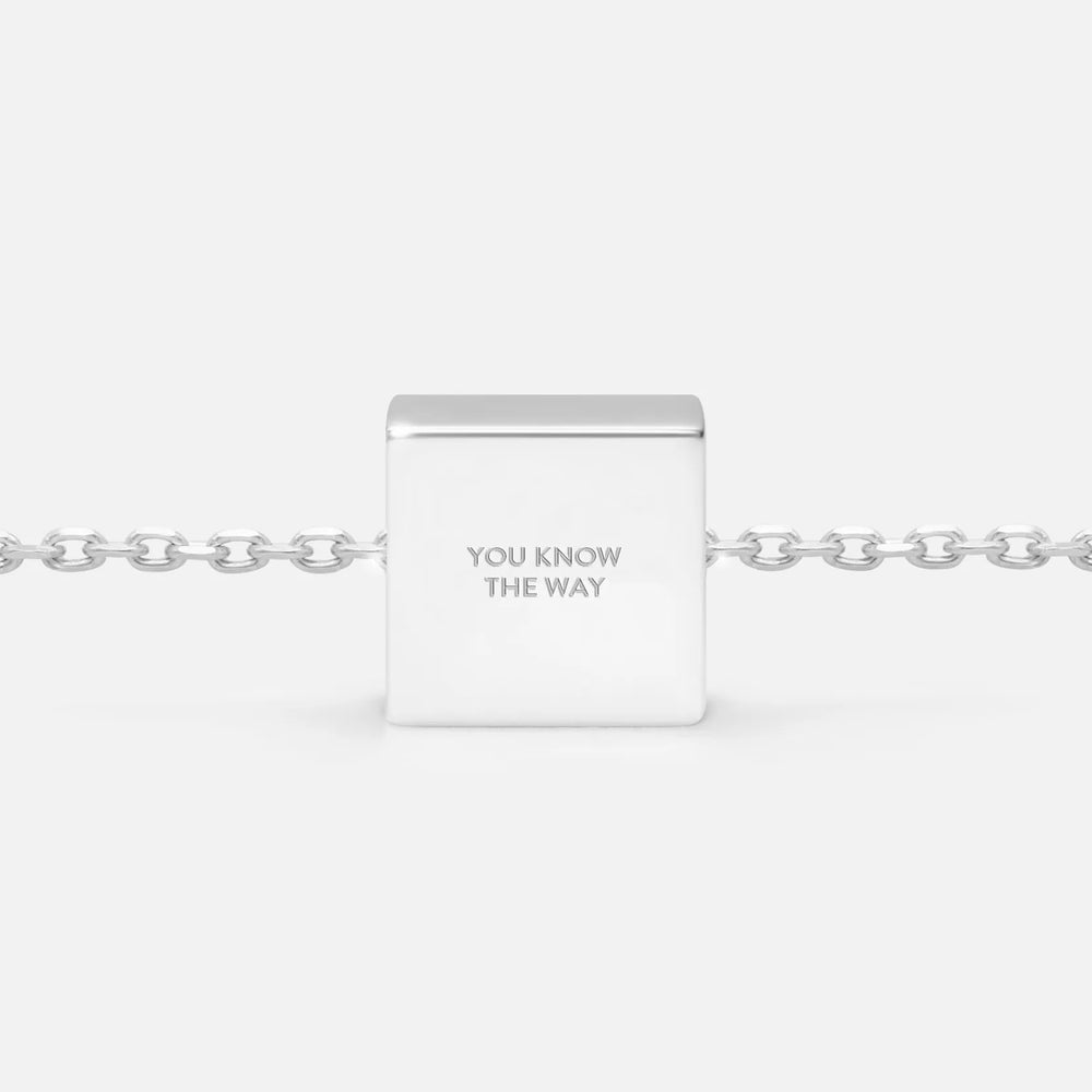 'YOU KNOW THE WAY' NECKLACE PENDANT CHARM