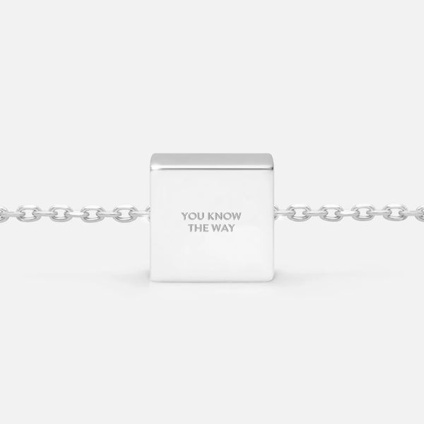 'YOU KNOW THE WAY' NECKLACE PENDANT CHARM