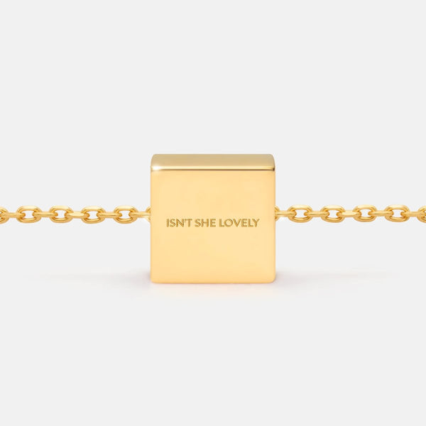 ISN'T SHE LOVELY NECKLACE PENDANT CHARM