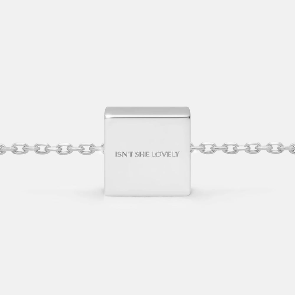 ISN'T SHE LOVELY NECKLACE PENDANT CHARM