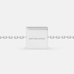 ISN'T SHE LOVELY NECKLACE PENDANT CHARM