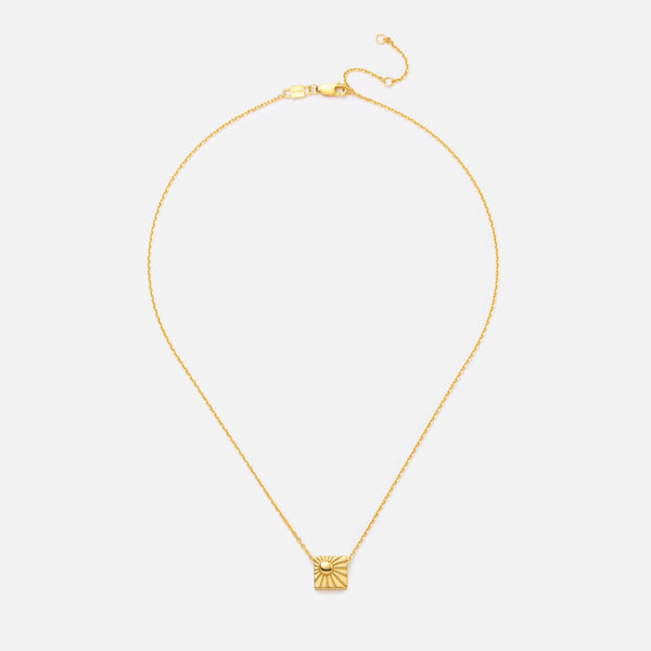 'BE THE SUNSHINE' NECKLACE PENDANT CHARM