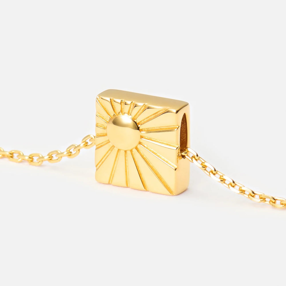 'BE THE SUNSHINE' NECKLACE PENDANT CHARM
