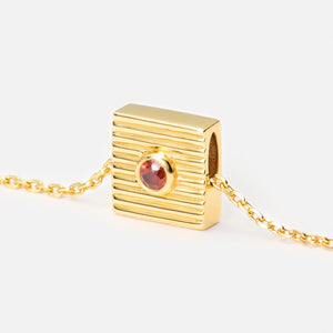 'BRAVER THAN YOU THINK' NECKLACE PENDANT CHARM
