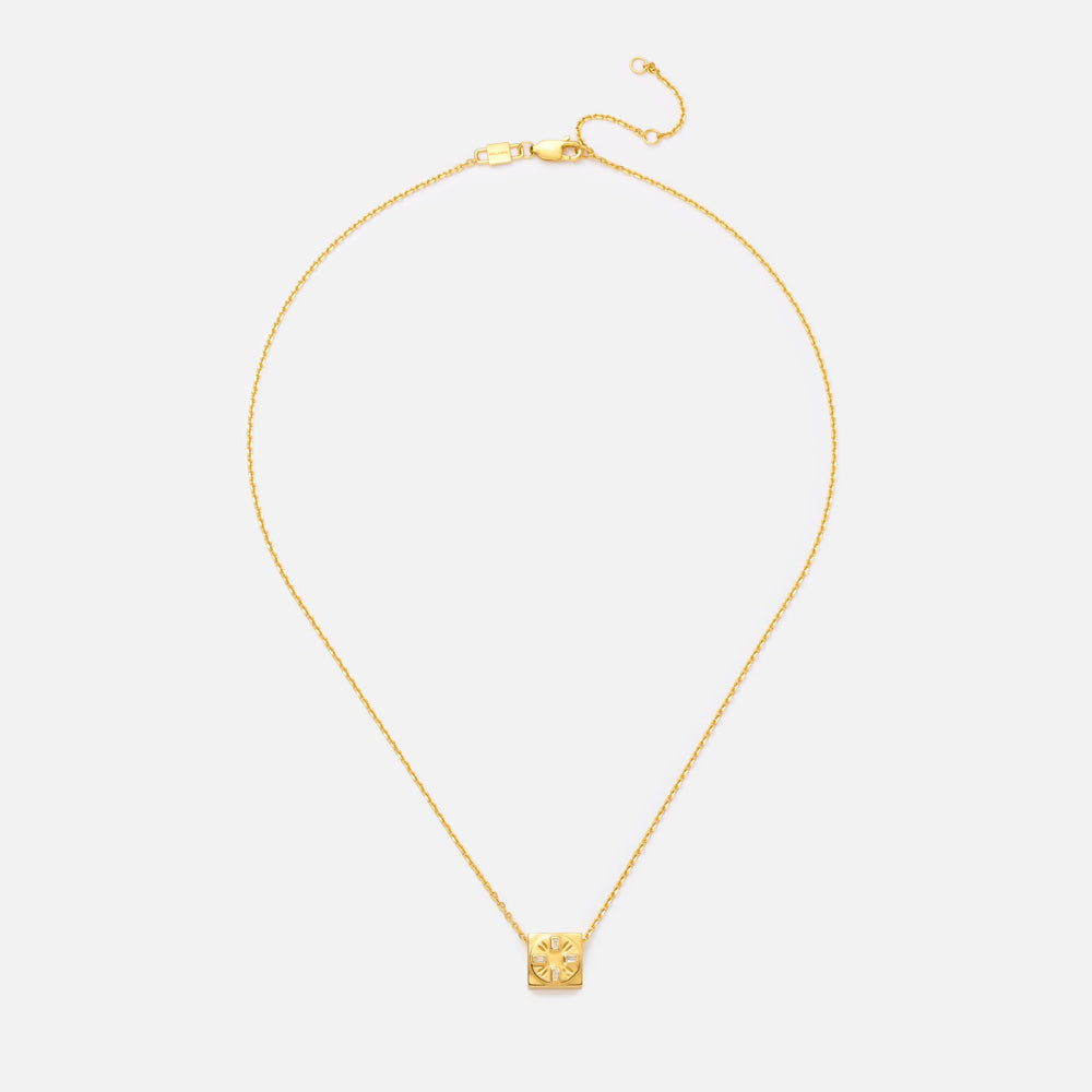 'TRUST IN THE TIMING' NECKLACE PENDANT CHARM