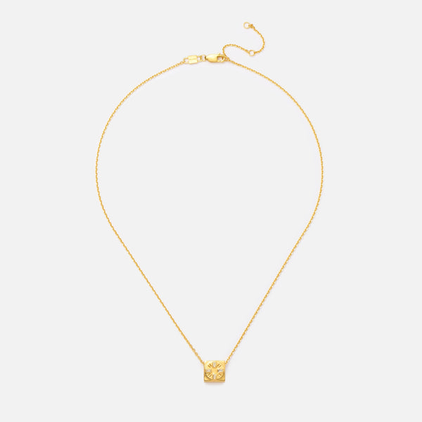'TRUST IN THE TIMING' NECKLACE PENDANT CHARM